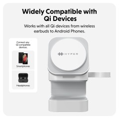 Hyper Hyperjuice Qi2 3-in-1 – trådløs 3-i-1 oplader